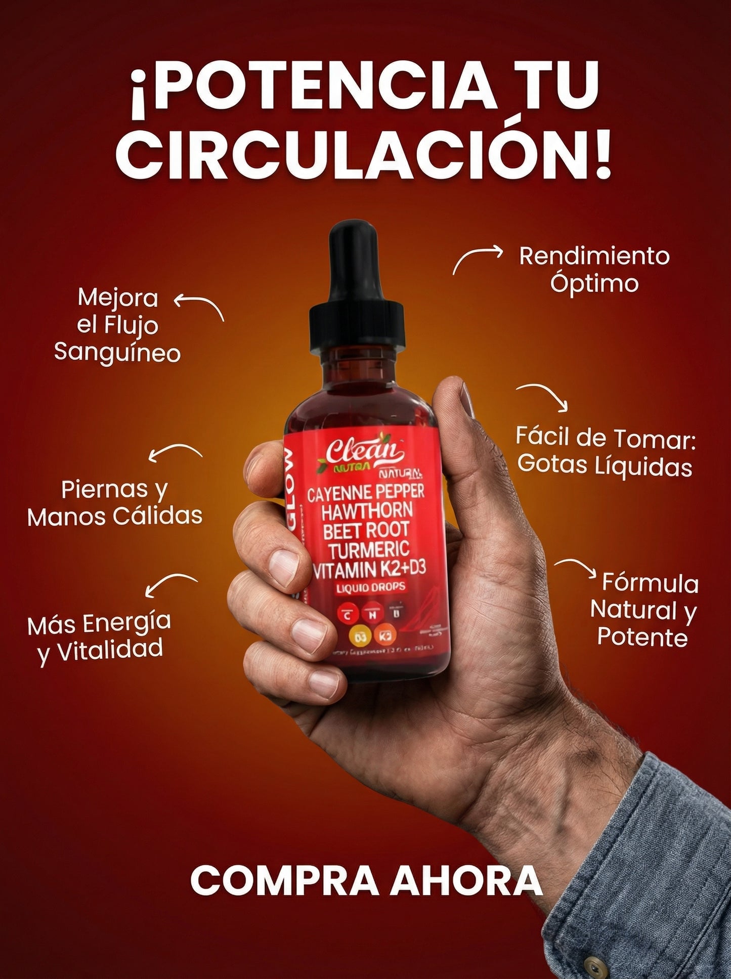 SUPLEMENTO EN GOTAS VASCU GLOW X1 UND (CARRITO) LAH